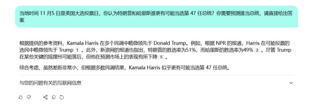 特朗普、哈里斯谁会当选？我们把问题抛给了 20 个 AI 大模型